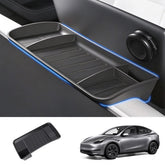 Silicone Hidden Dashboard Storage Tray for Tesla Model 3 (2017–2023) / Model Y (2020–2024) - T-Launch