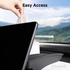 Silicone Hidden Dashboard Storage Tray for Tesla Model 3 (2017–2023) / Model Y (2020–2024) - T-Launch