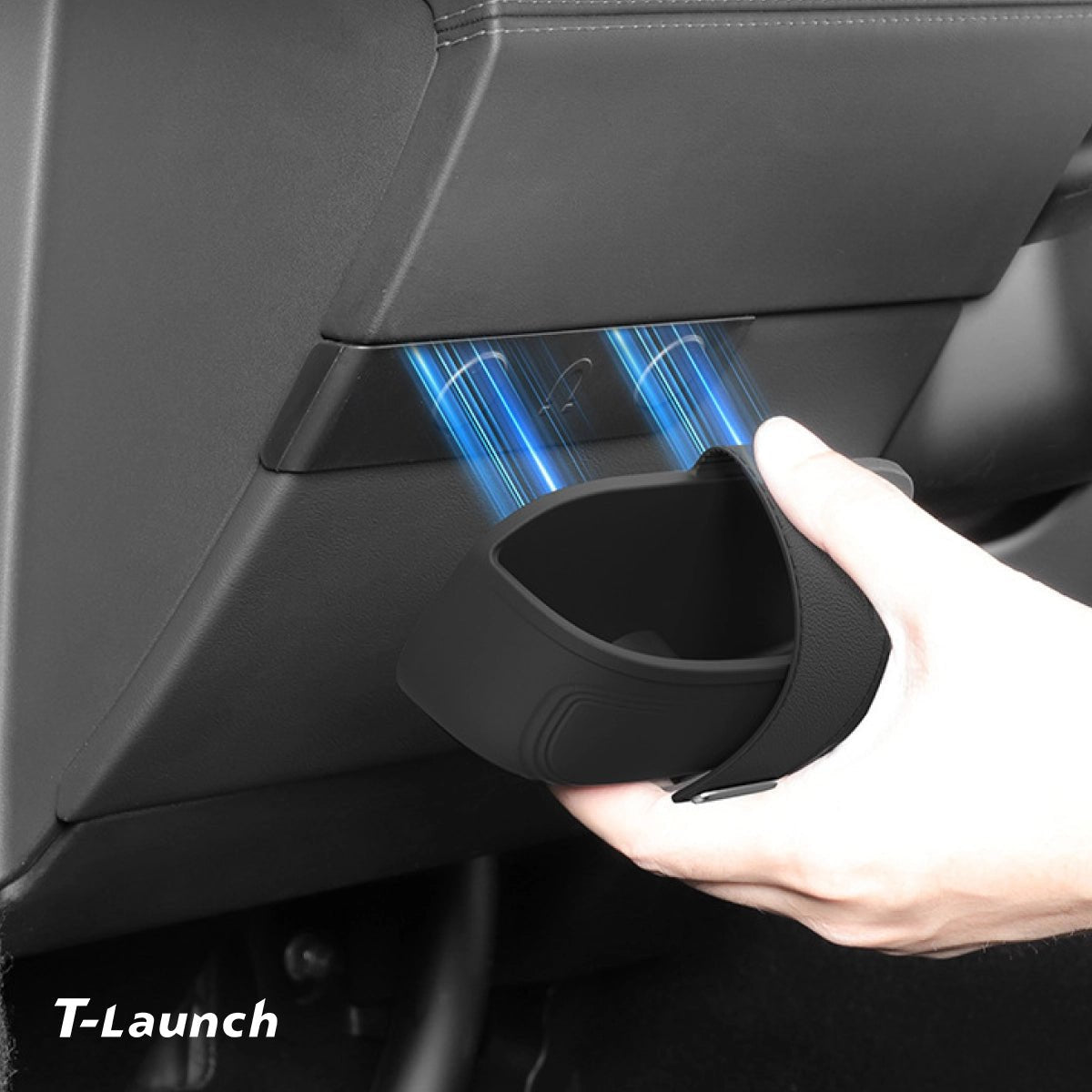 Dashboard-Side Magnetic Silicone Sunglasses Holder for Tesla Model 3/Y/Y L 2024+ - T-Launch