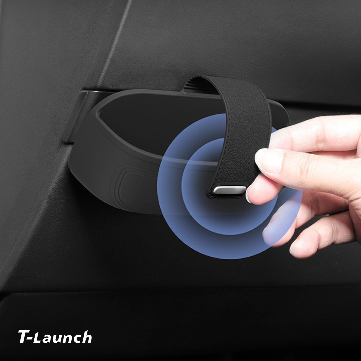 Dashboard-Side Magnetic Silicone Sunglasses Holder for Tesla Model 3/Y/Y L 2024+ - T-Launch