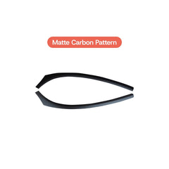 Carbon Fiber Style Dashboard Windshield Trim Strips for Tesla Model Y/Y L 2025+