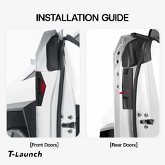 Hidden Inner Door Grab Handle for Tesla Cybertruck 2024+
