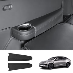 Nappa Leather Door Armrest Pads for Tesla Model Y L 2026+