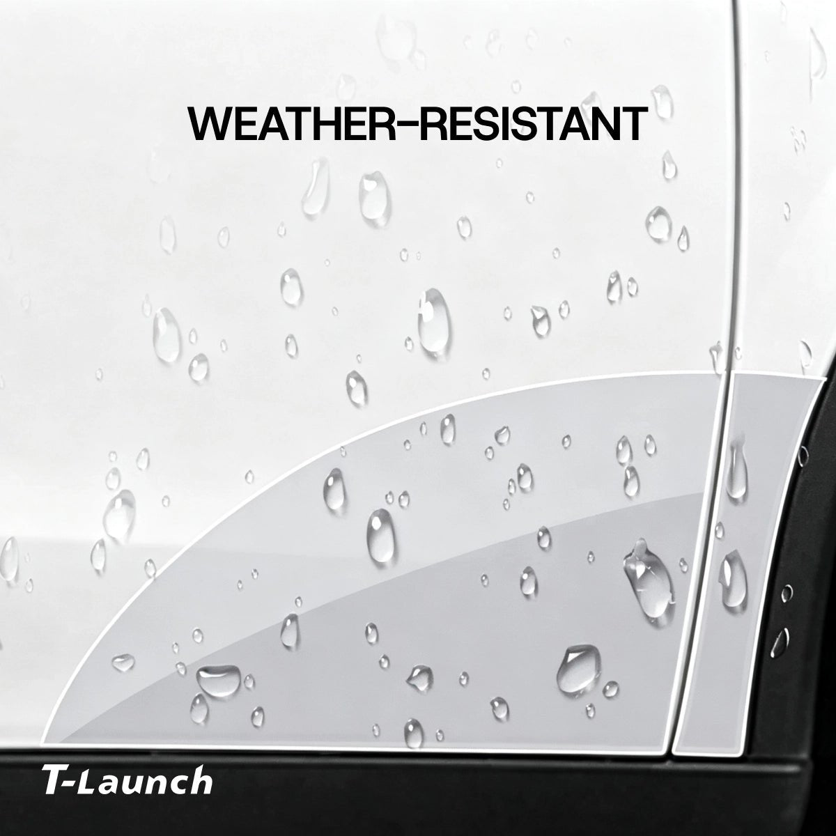 Clear TPU Door Corner Paint Protection Film (PPF) for Tesla Model Y L 2026+ - T-Launch