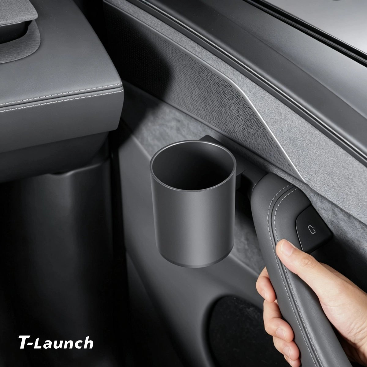 Door Cup Holder for Tesla Model Y Juniper 2025+ (LHD) - T-Launch