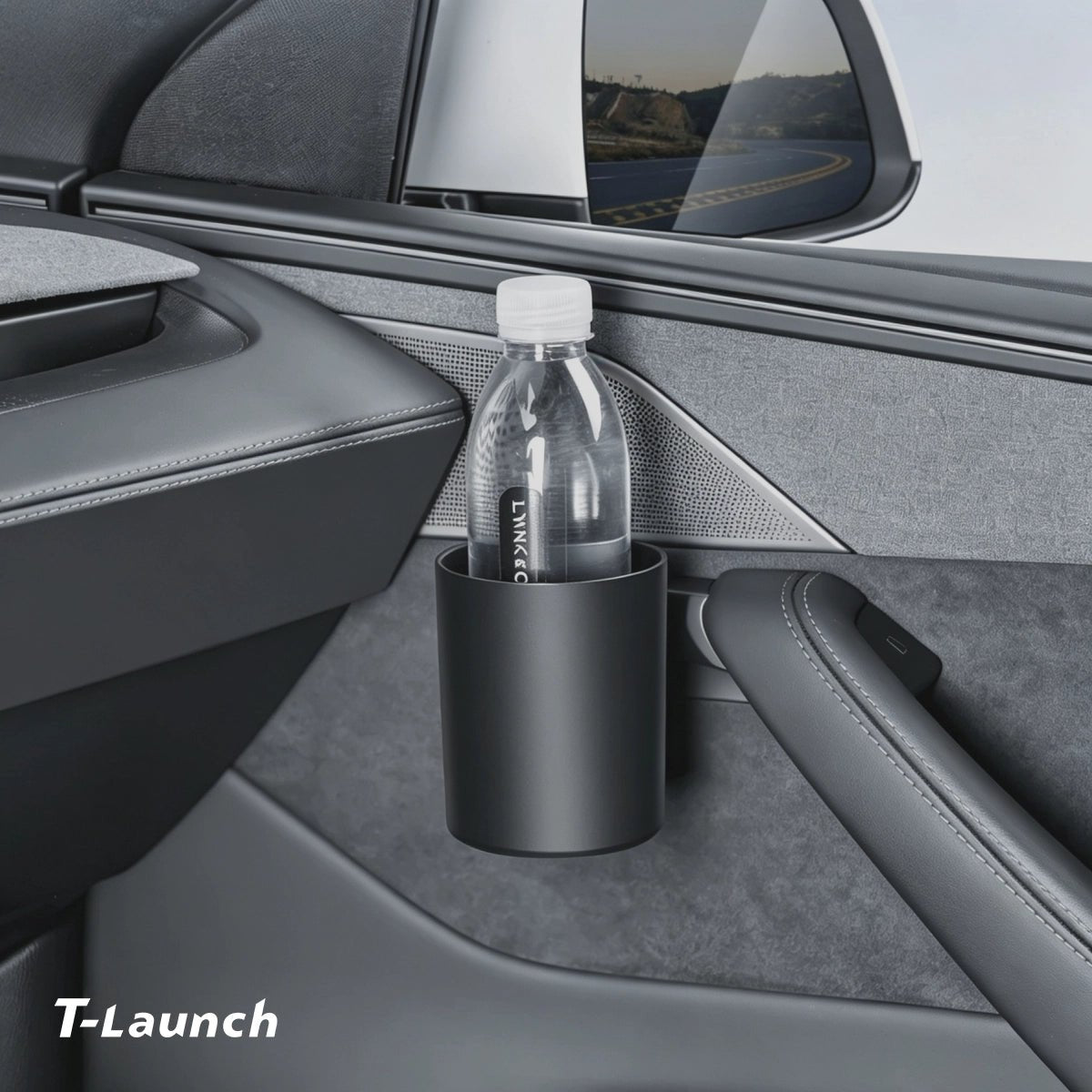 Door Cup Holder for Tesla Model Y Juniper 2025+ (LHD) - T-Launch
