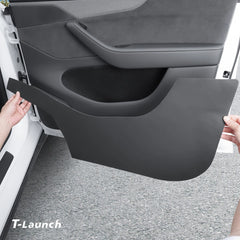 Door Panel Anti-Kick Protection Covers for Tesla Model Y L 2026+