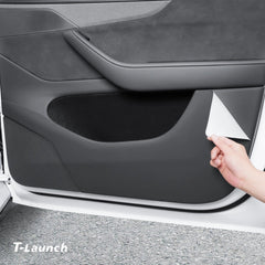 Door Panel Anti-Kick Protection Covers for Tesla Model Y L 2026+ - T-Launch