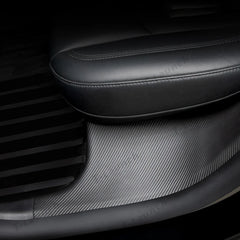 Model Y Protector încorporat prag de ușă / Accesorii pentru plăcuțe din piele pentru ușa interioară din spate (2 buc) pt. Tesla(2020-2024)