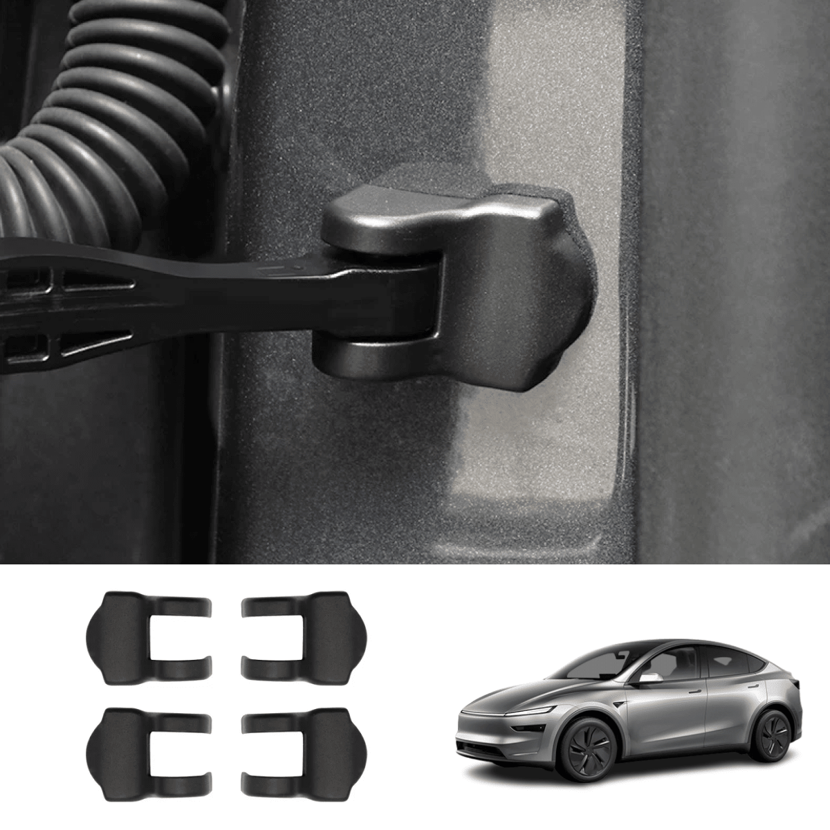 TPE Door Stopper Anti-Rust Protector Cover for Tesla Model 3/Y 2017+ - T-Launch