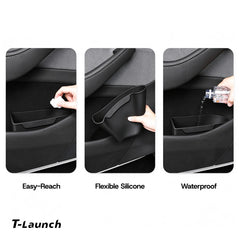 Silicone Front Door Storage & Trash Bin for Tesla Model Y Juniper 2025+ / Model Y L 2026+