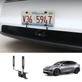Drill-free Anti-theft US Standard License Plate Frame for Tesla Model Y L 2026+
