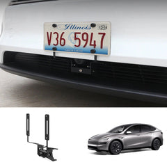Drill-free Anti-theft US Standard License Plate Frame for Tesla Model Y L 2026+