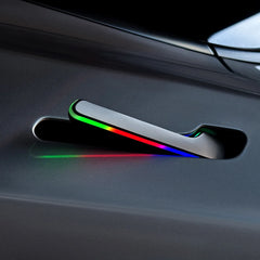 Electric Door Handle for Tesla Model 3/Y - Automatic Pop Up, RGB Light Strip (4 Pcs)