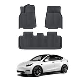 Model Y All-Weather Floor Mats Full Set Trunk Mat Cargo Mat Frunk Cargo Liner for Tesla(2020-2024) - T-Launch