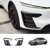 Fog Light Trim Covers ABS Exterior Upgrade for Tesla Model Y Juniper 2025+