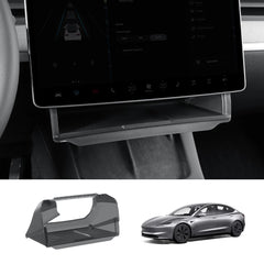صندوق تخزين قابل للطي تحت الشاشة Tesla Model 3/Y 2024+