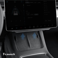 صندوق تخزين قابل للطي تحت الشاشة Tesla Model 3/Y 2024+