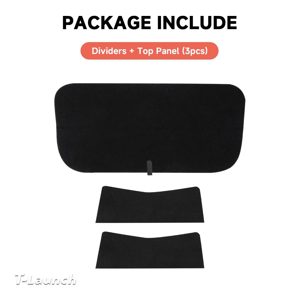 Foldable Front Trunk Divider & Organizer for Tesla Model Y Juniper 2025+ / Model Y L 2026+ - T-Launch