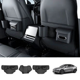 Nappa Leather Interior Anti-Kick Protection Mats for Tesla Model Y Juniper 2025+ - T-Launch