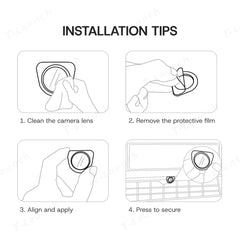 Front Bumper Camera Lens Guard Protective Cover for Tesla Model 3 Highland 2025+