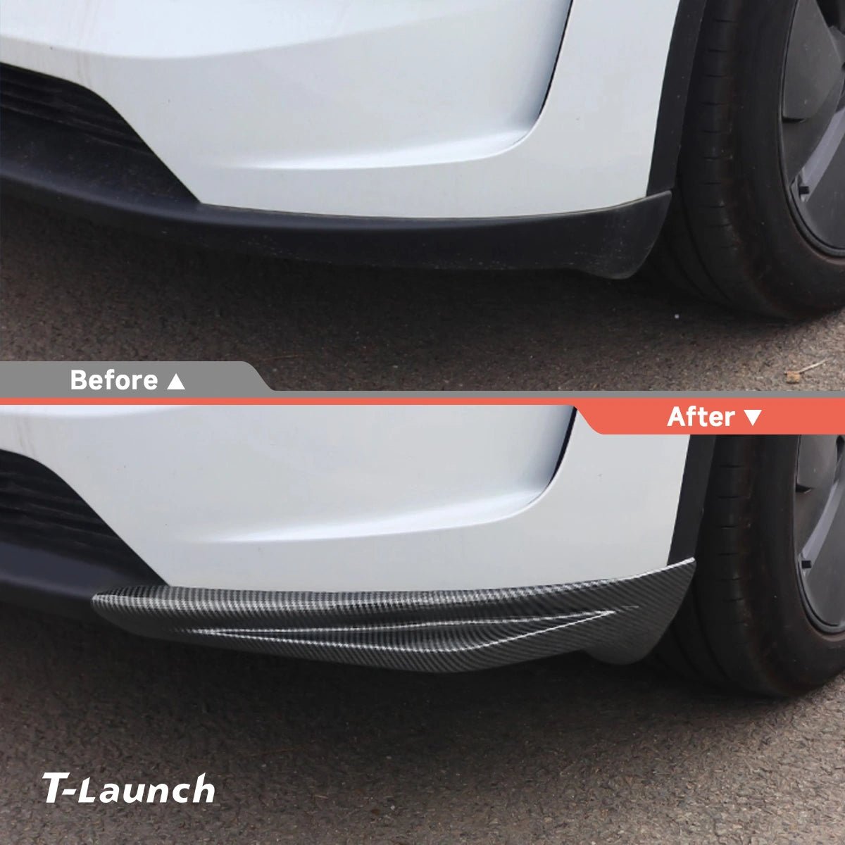 Front Bumper Corner Protector for Tesla Model Y L 2026+ - T-Launch