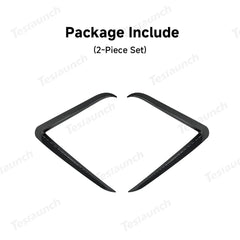 Front Fog Light Canard Trim Covers for Tesla Model Y Juniper 2025+