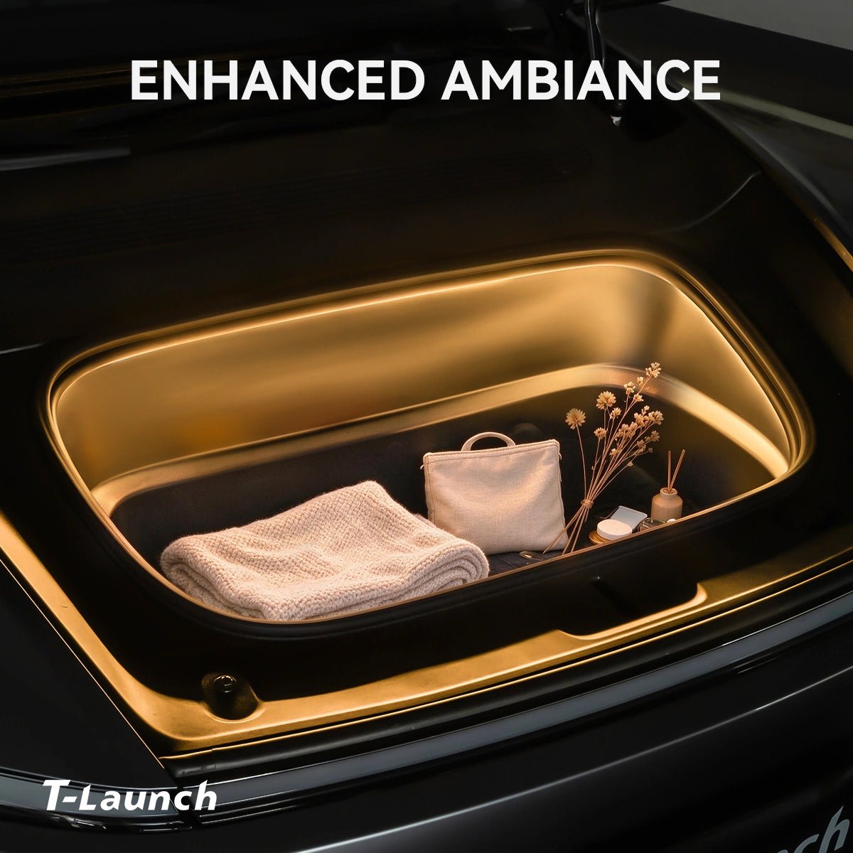 Front Trunk LED Ambient Light for Tesla Model 3 2017+ / Model Y 2020+ / Model Y L 2026+ - T-Launch