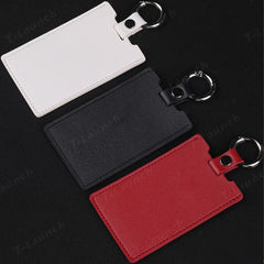 Tarjetero de cuero genuino de primera calidad para llaves Tesla Model 3/A (2017–2025+)