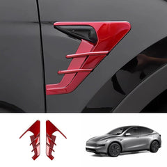 ABS Turn Signal & Camera Covers with Air Blades for Tesla Model Y Juniper 2025+ - T-Launch