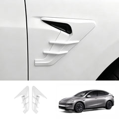 ABS Turn Signal & Side Camera Covers with Air Blades for Tesla Model Y L 6-Seater 2026+