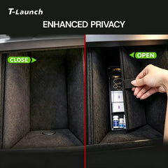 Hidden Center Console Storage Box for Tesla Model Y/Y L 2025+ - T-Launch