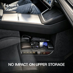 Hidden Center Console Storage Box for Tesla Model Y/Y L 2025+