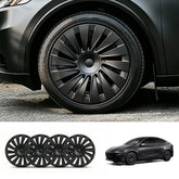 Aero Straight-Spoke Style Hubcaps Wheel Covers for 2026 Tesla Model Y 18'' Aperture Wheels (Set of 4)