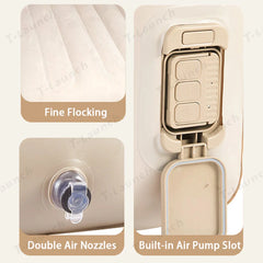 Nadmuchiwany materac kempingowy na tylne siedzenie Tesla Model 3/rok/S/X