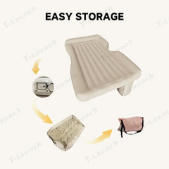 Nadmuchiwany materac kempingowy na tylne siedzenie Tesla Model 3/rok/S/X