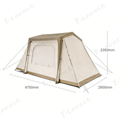 Nadmuchiwany namiot kempingowy z ekranem projekcyjnym Tesla Model 3/Y/S/X