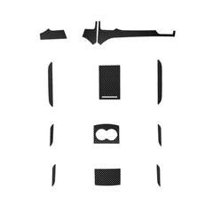 탄소섬유 인테리어 랩 키트 스티커 Tesla Model S (2012-2020) - 우측 운전석에 적합하지 않음 Tesla