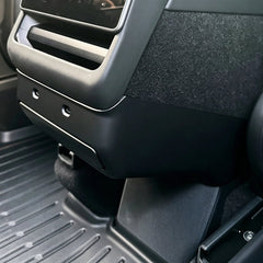 Rear Center Console Air Vent Cover & Lower Kick Panel Protector for Tesla Model Y L 2026+