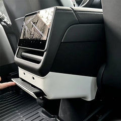 Rear Center Console Air Vent Cover & Lower Kick Panel Protector for Tesla Model Y L 2026+