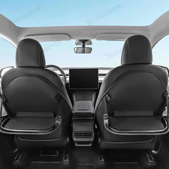Rear Seat Kick Mat with Tray Table for Tesla Model Y Juniper 2025+