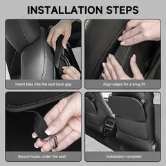 Rear Seat Kick Mat with Tray Table for Tesla Model Y Juniper 2025+