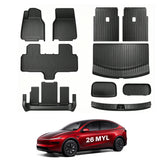 All-Weather TPE Floor Mats & Cargo Liners Set for Tesla Model YL 6-Seater 2026+