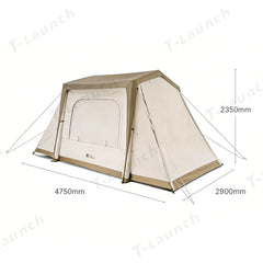 Inflatable Tailgate Camping Tent with Projection Screen for Tesla Model 3/Y/S/X