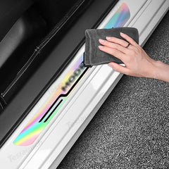 Laser-Effect Door Sill Protector Stickers for Tesla Model Y Juniper 2025+ (4PCS)