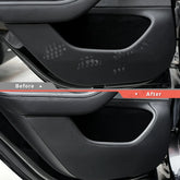 Leather Door Kick Guards for Tesla Model Y Juniper 2025+ / Model 3 Highland 2024+