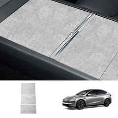 Alcantara Center Console Sticker Cover for Tesla Model YL 2026+