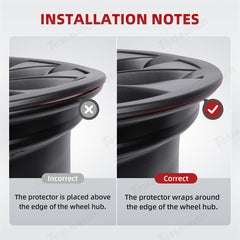 All-in-one Rim Protector for Tesla Model 3 Performance 20-inch Uberturbine Wheel