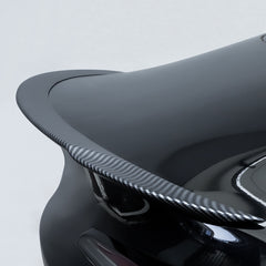 2024 Model 3 Highland OEM Performans Stili Spoiler (Karbon Fiber Desenli ABS) Tesla Model 3 Yayla 2024+