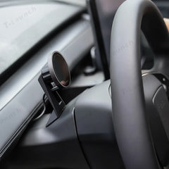 Steering Wheel Magnetic MagSafe Wireless Charging Phone Holder for Tesla Model 3 Highland Standard 2025+